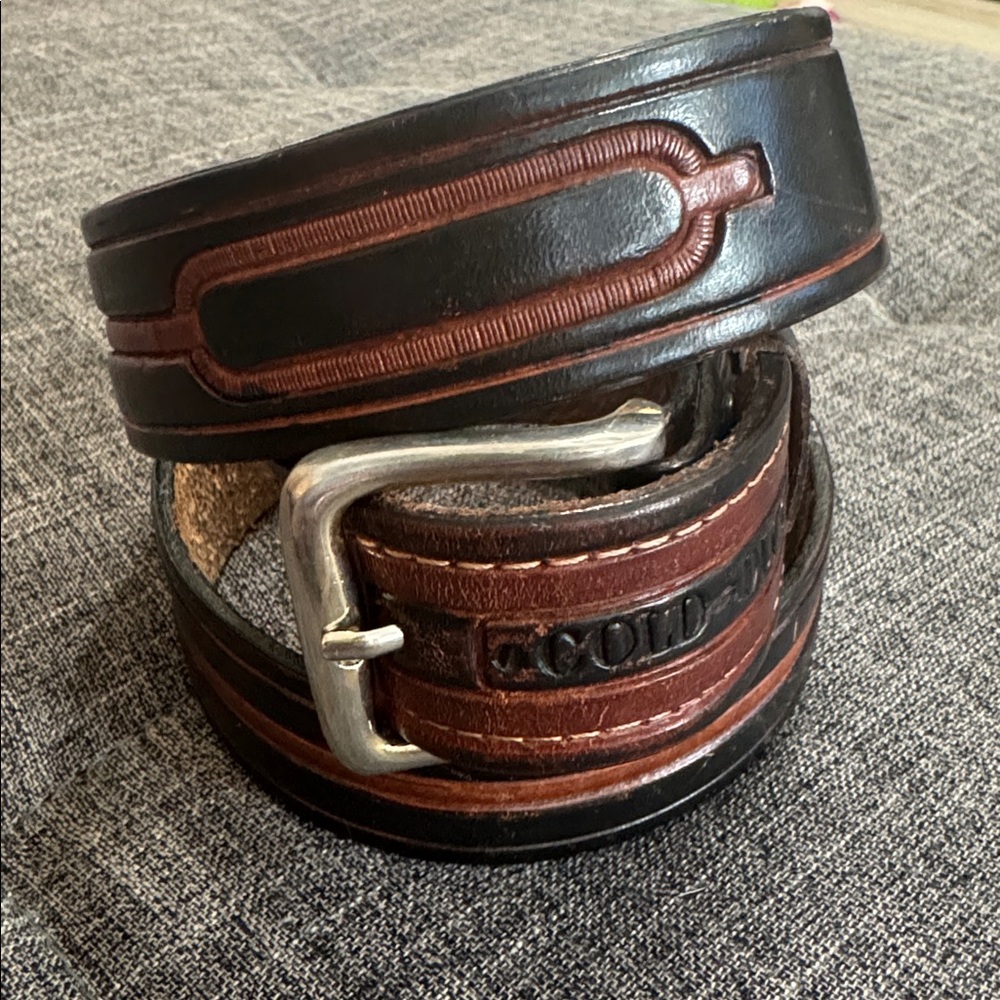Gold Duck Genuine Leather Western Belt Size 34 | Made in Mexico